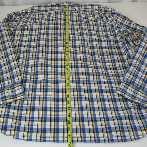 J.Crew Factory Men’s Slim Plaid Flex Casual Shirt Size XXL - Picture 8 of 10